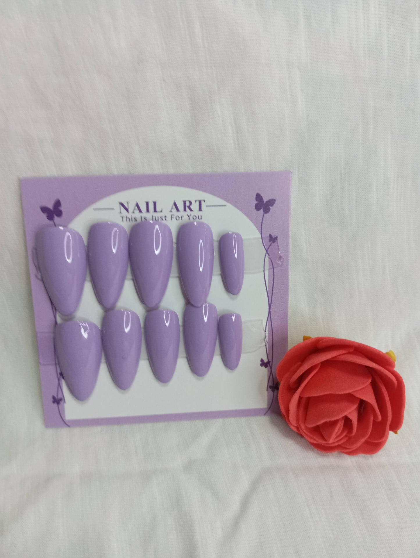 Press-on Nails "Lavande Douceur"