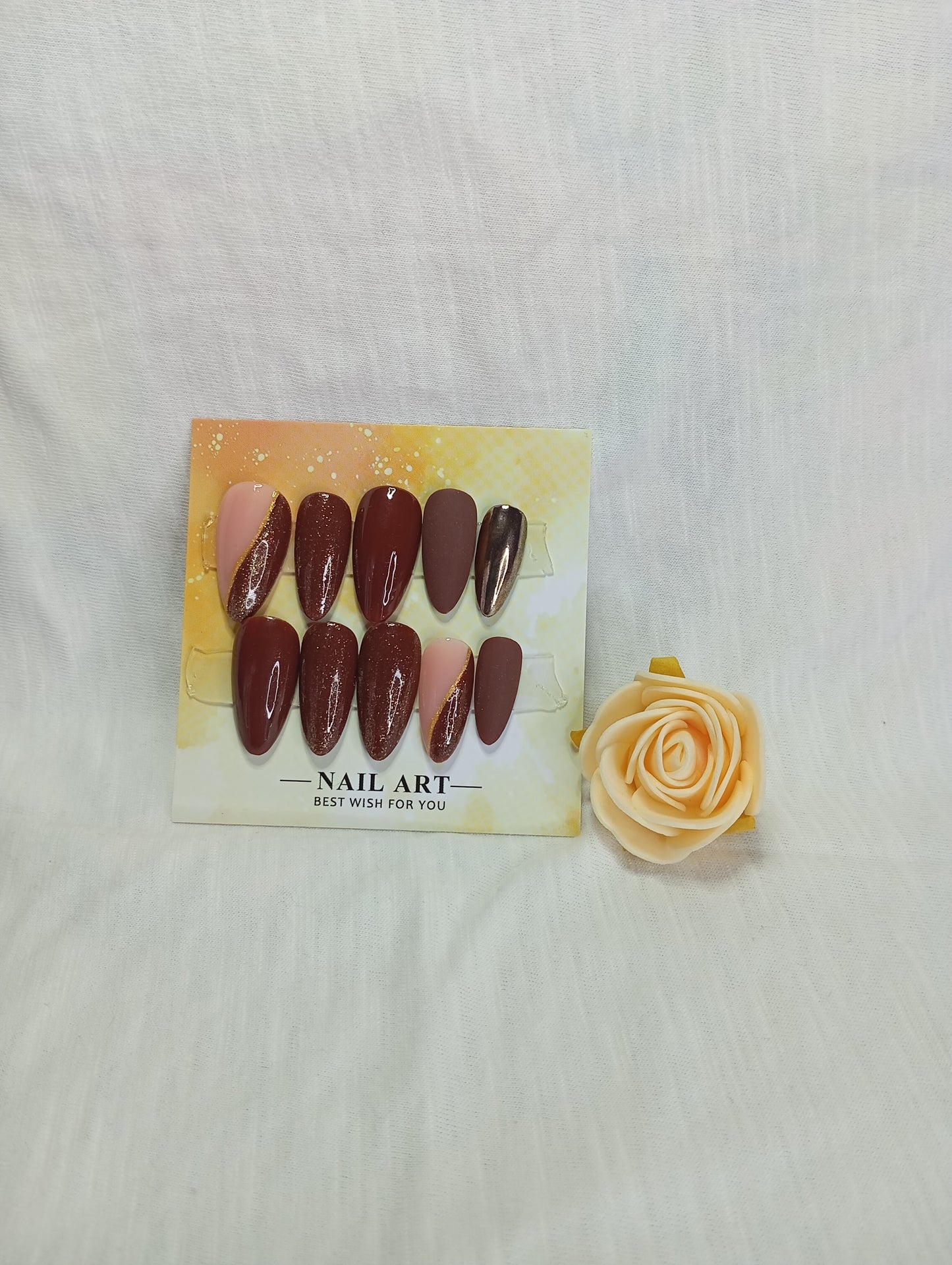 Press-on Nails "Automne Doré"