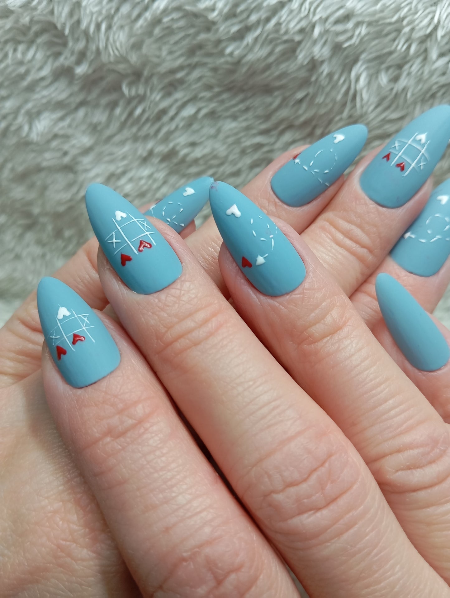 Press on nails 💙 Love Letter