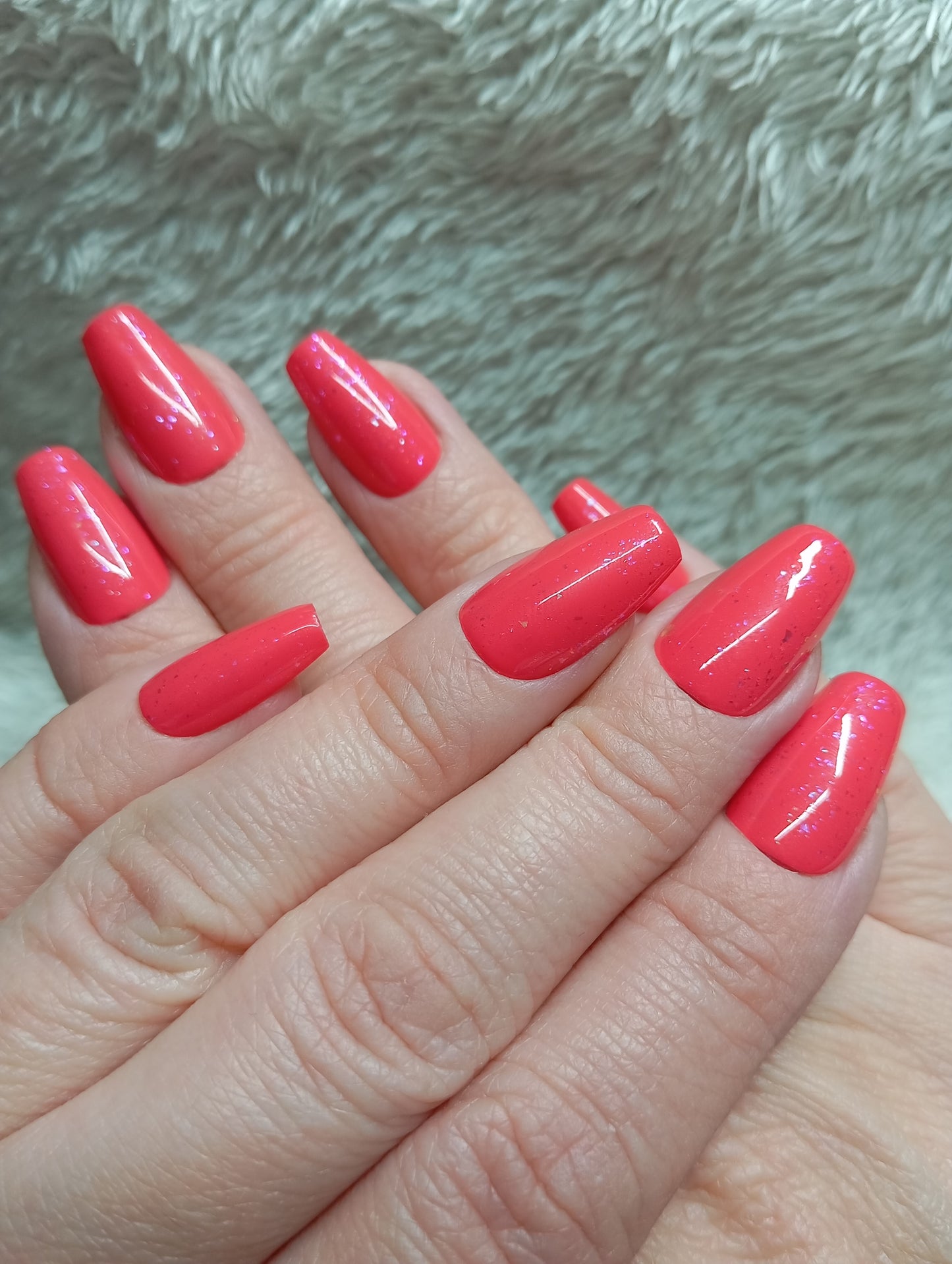 Press on nails 🌺 Coral Dream