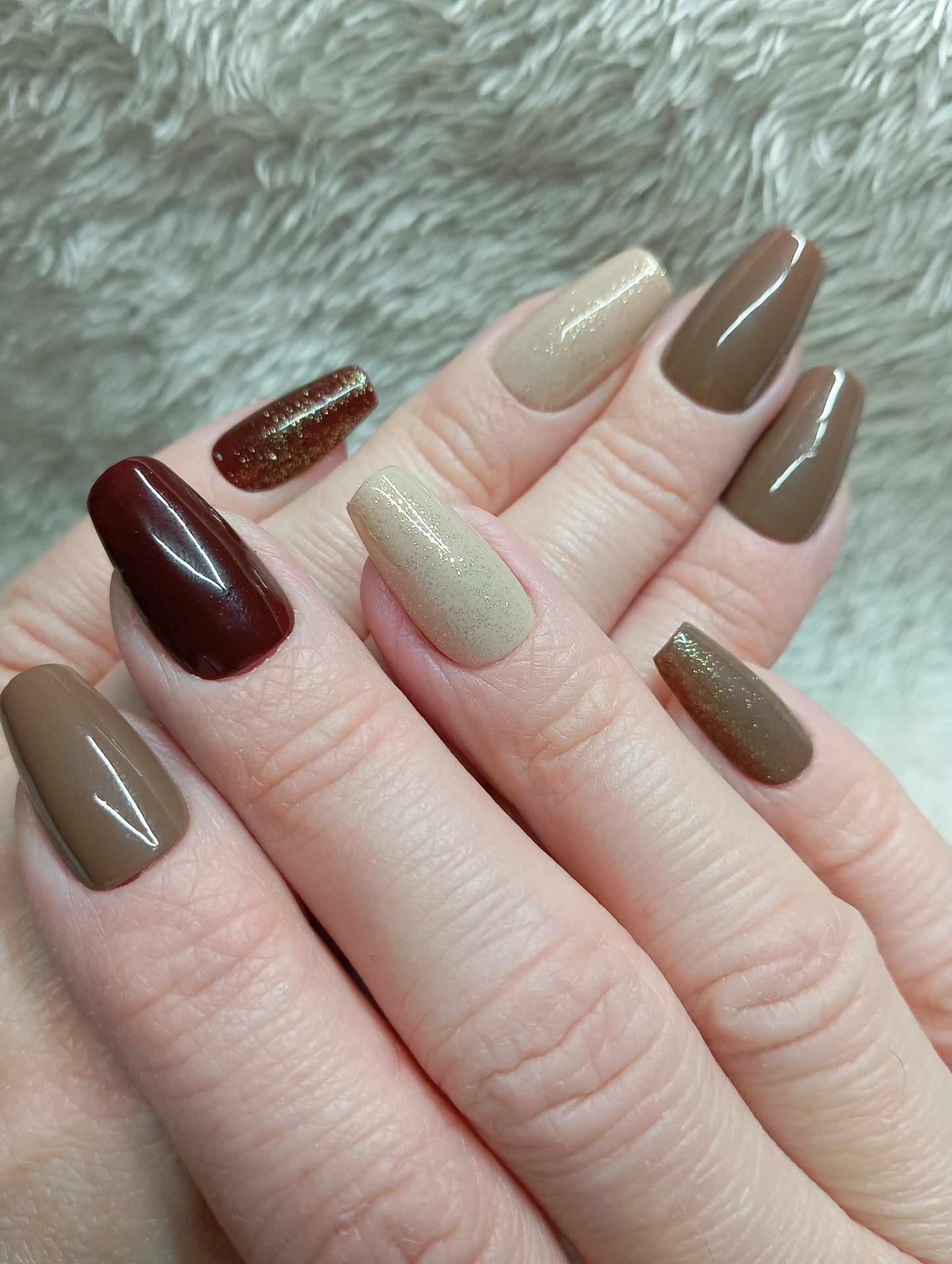 Press on nails 🍂 Autumn Elegance
