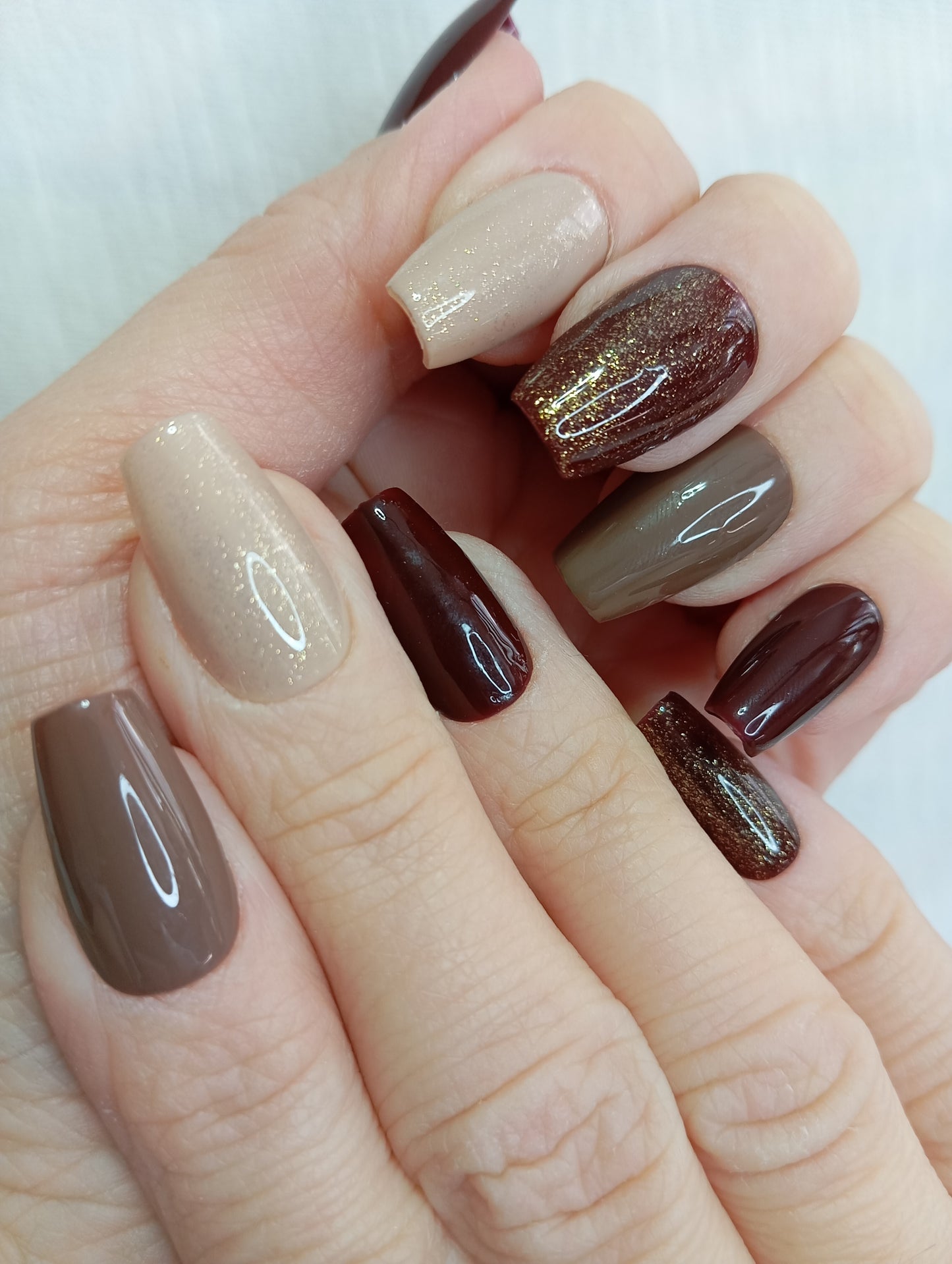 Press-on Nails "Automne Chic"