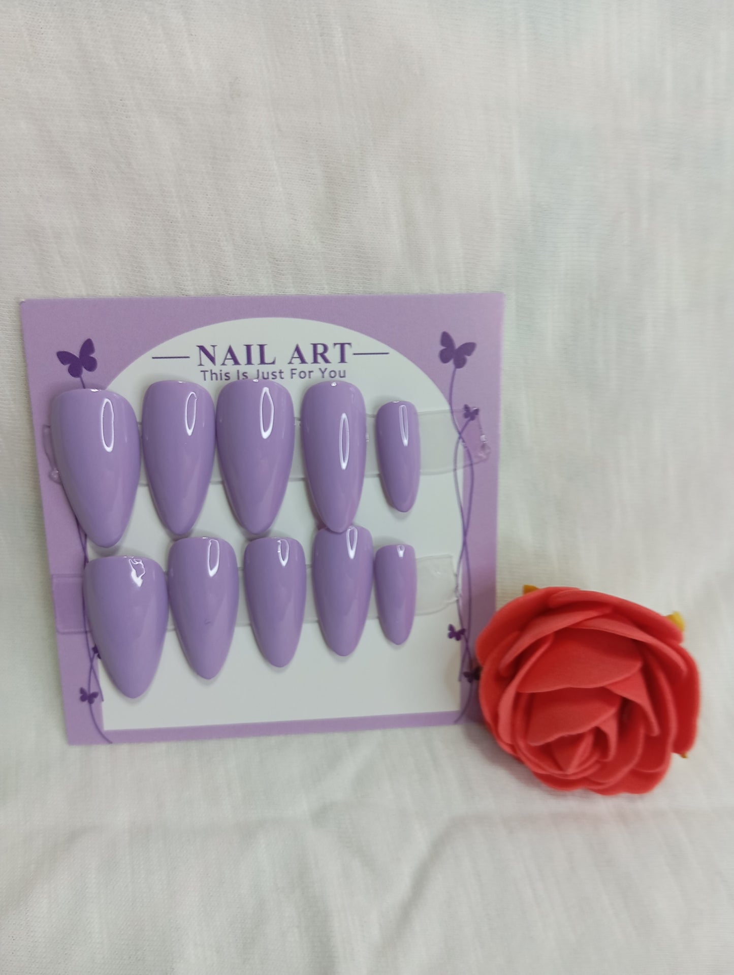 Press-on Nails "Lavande Douceur"