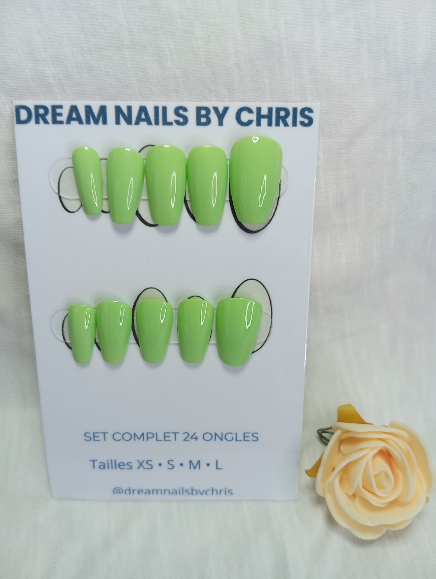 Press-on Nails "Vert Absolu"