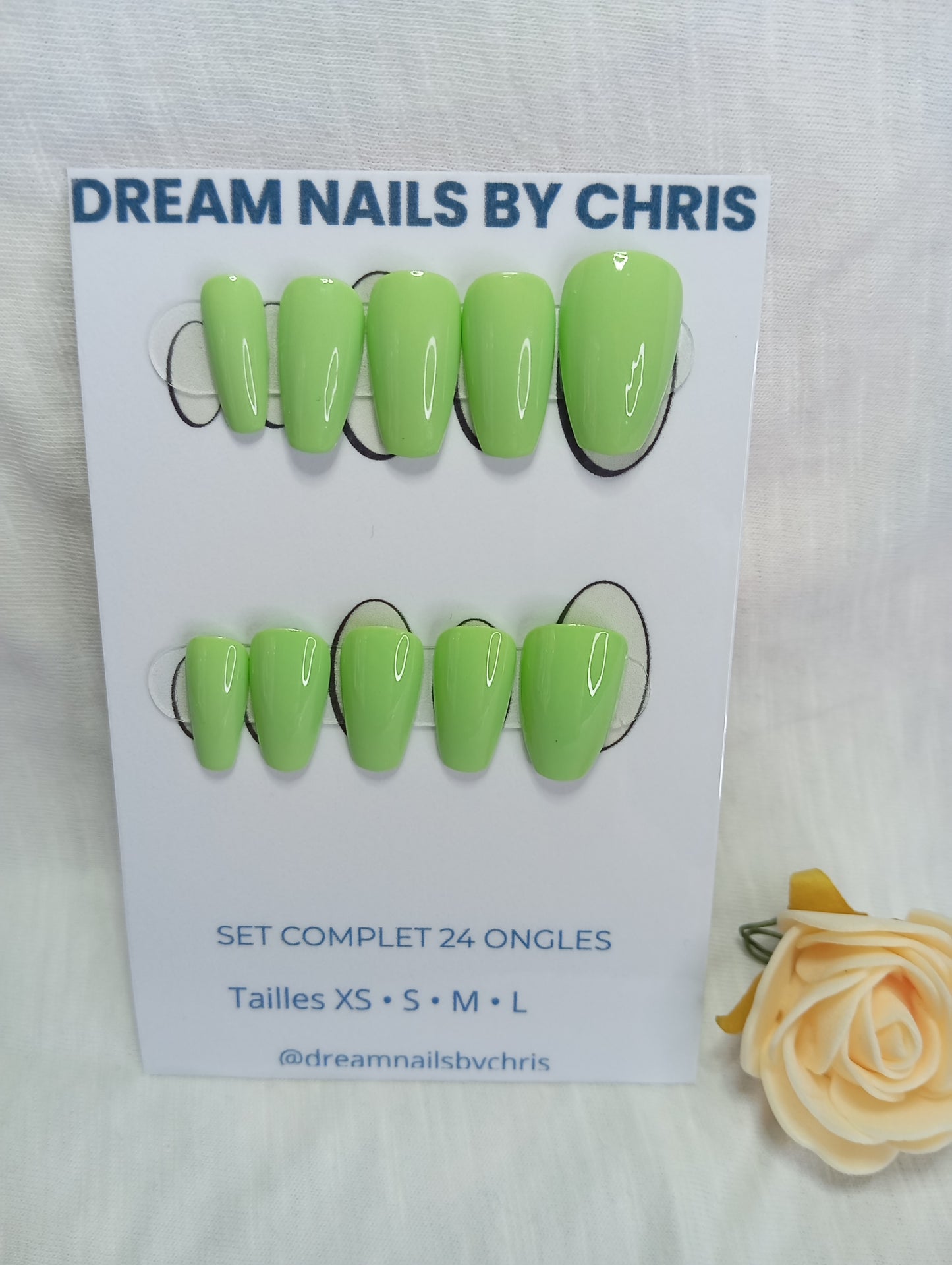 Press-on Nails "Vert Absolu"