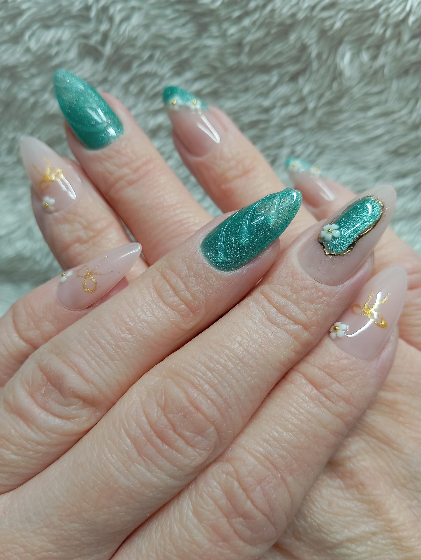 Press on nails🌿 Émeraude