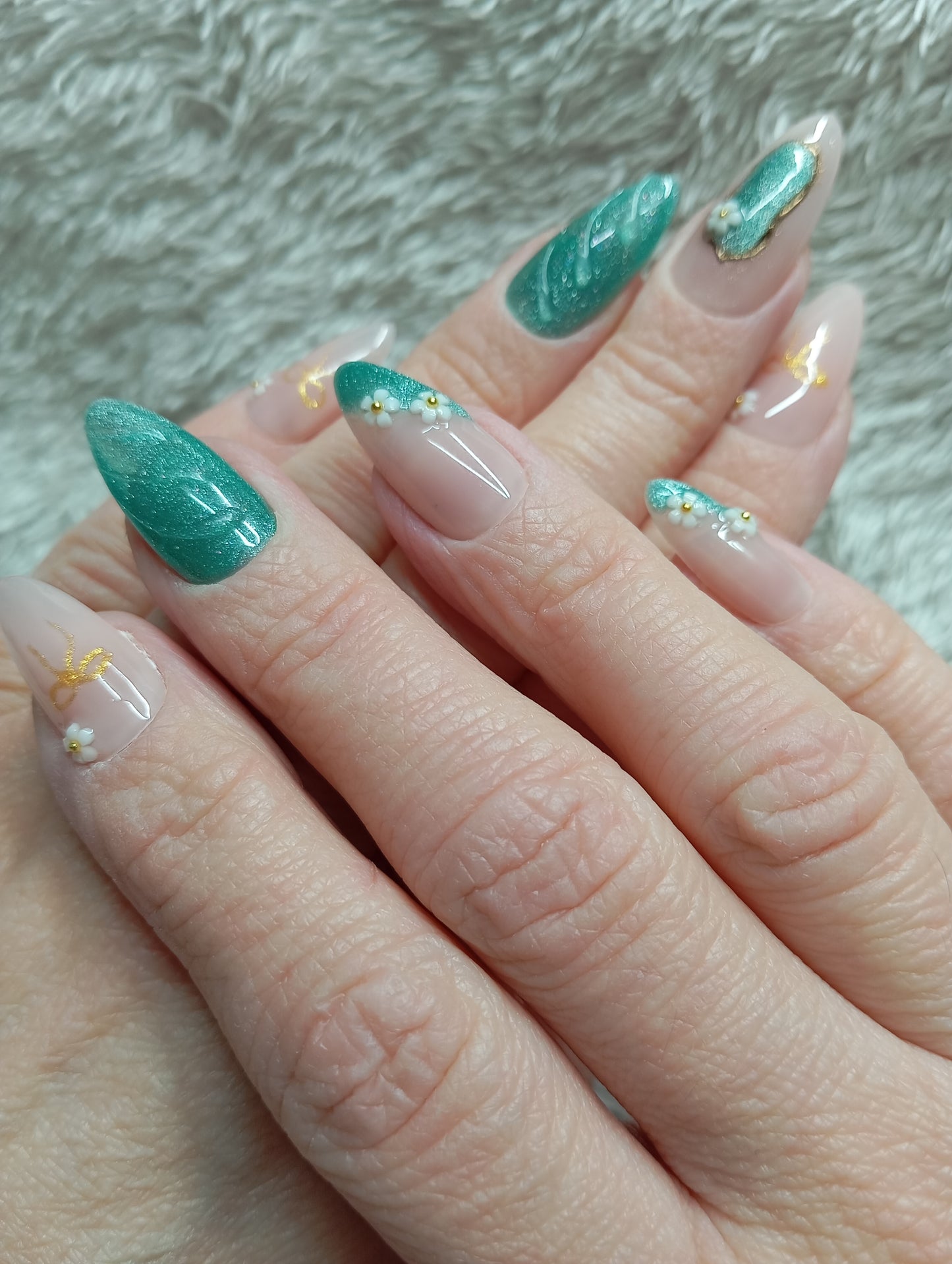 Press on nails🌿 Émeraude