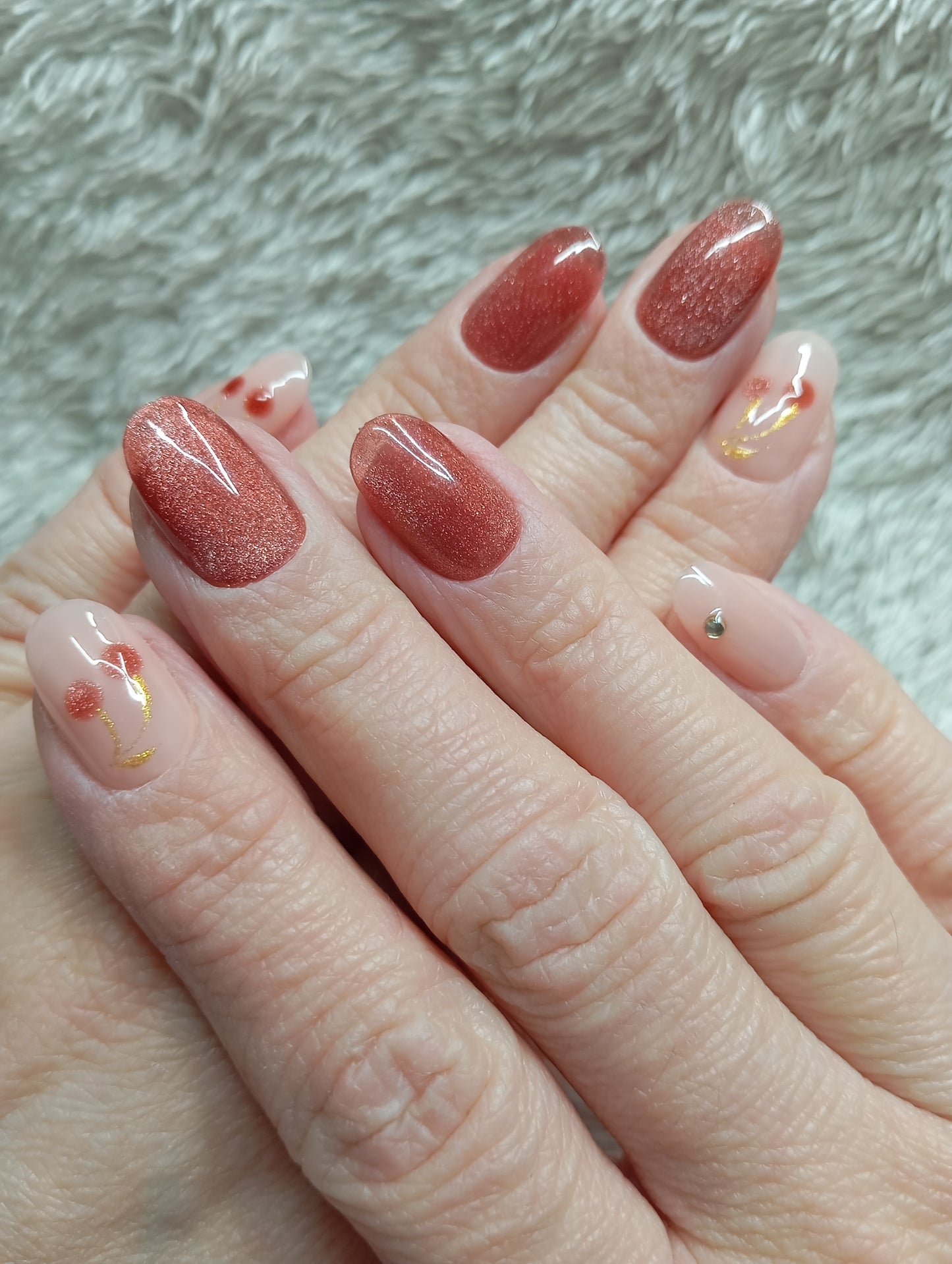 Press on nails  🧡 Sunset Glow