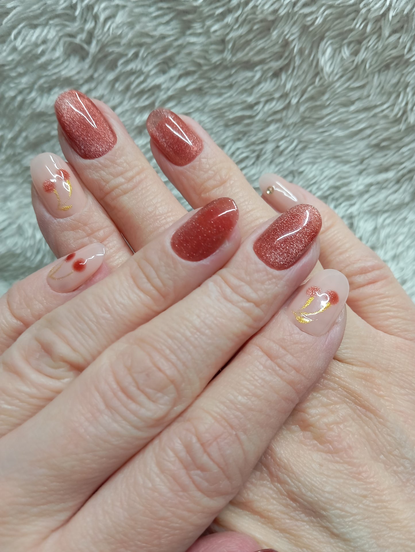 Press on nails  🧡 Sunset Glow