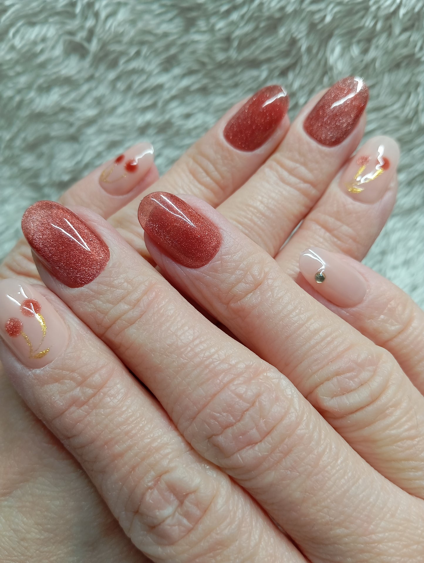 Press on nails  🧡 Sunset Glow