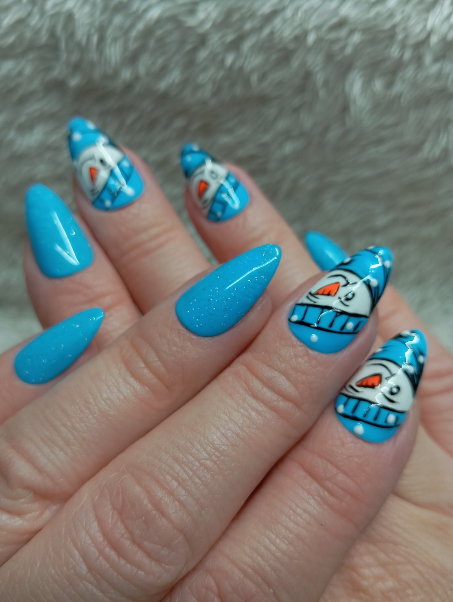 Press on nails ⛄ Frosty Friends