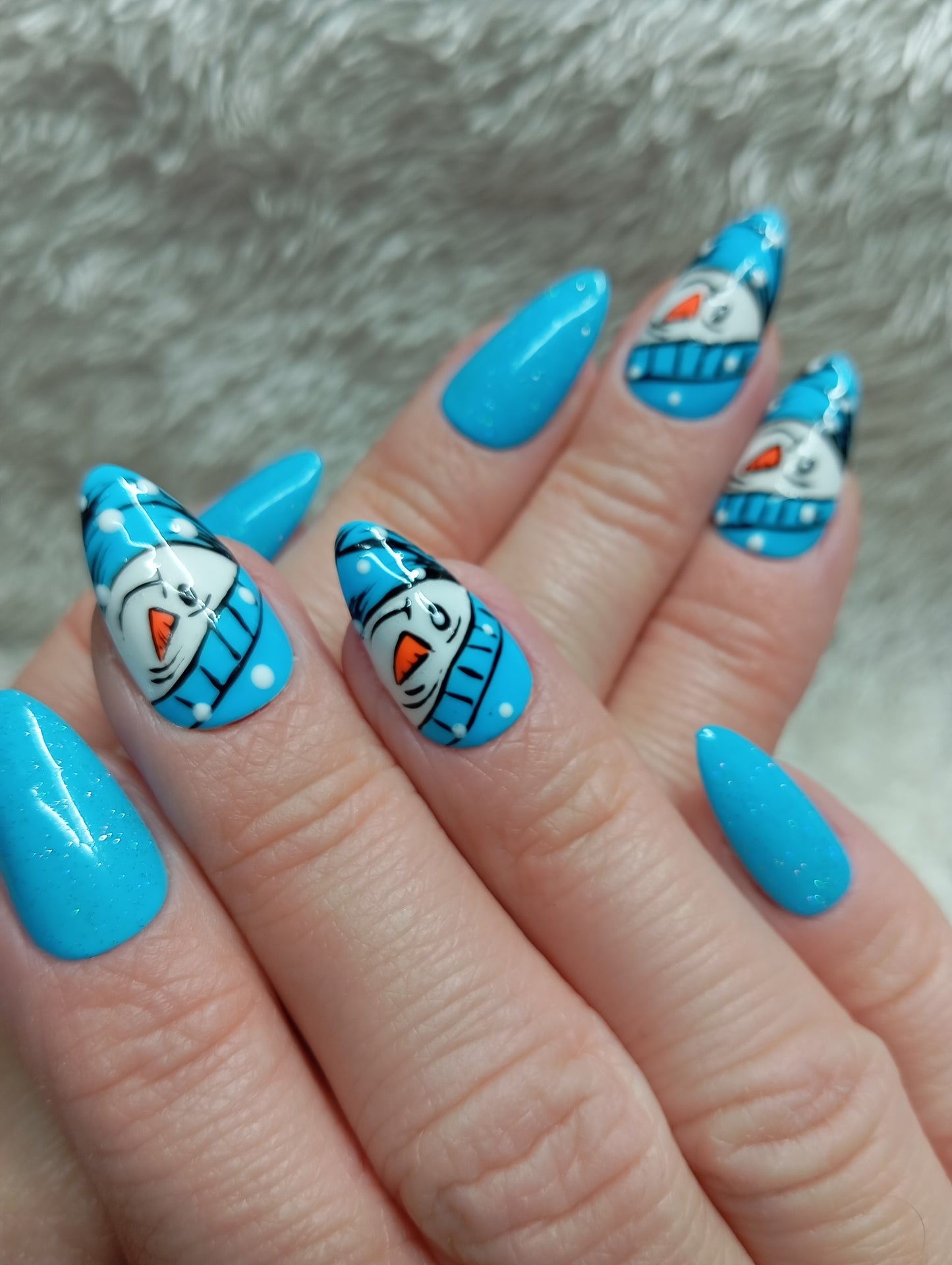 Press on nails ⛄ Frosty Friends