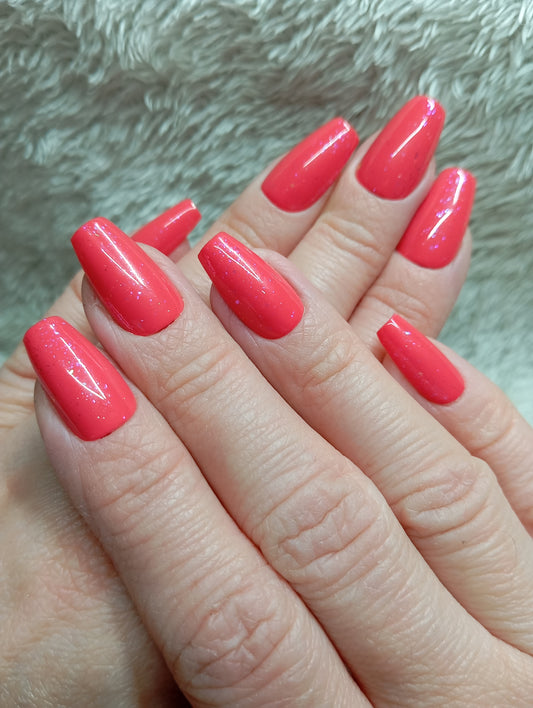 Press on nails 🌺 Coral Dream