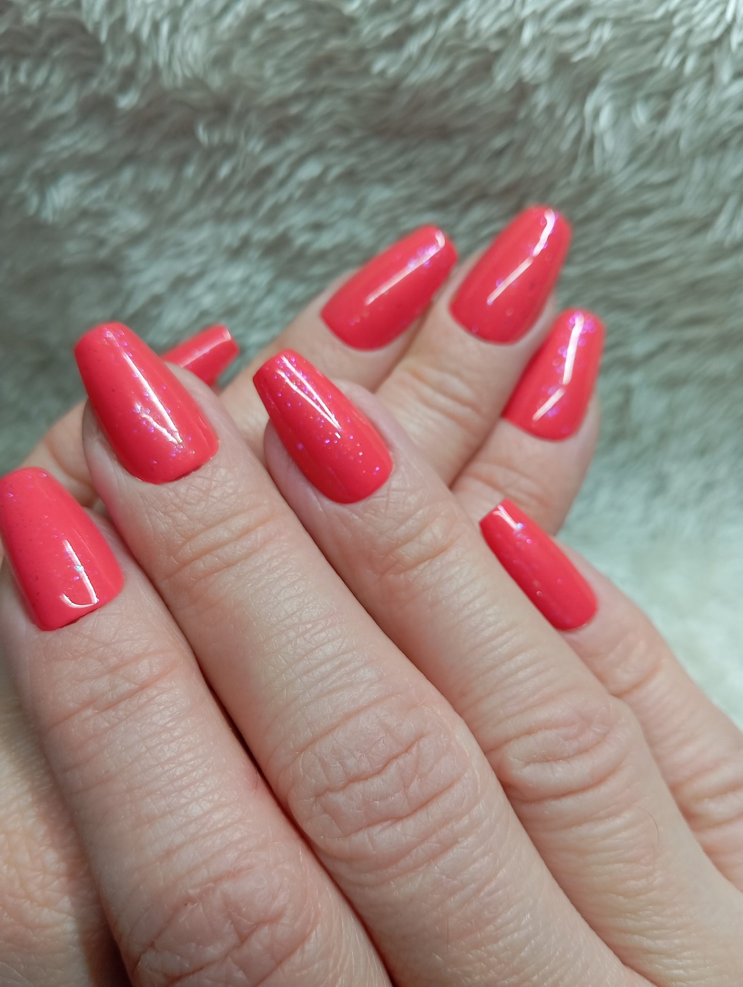 Press on nails 🌺 Coral Dream