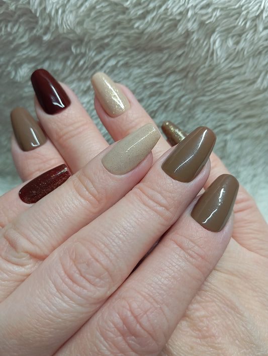 Press on nails 🍂 Autumn Elegance