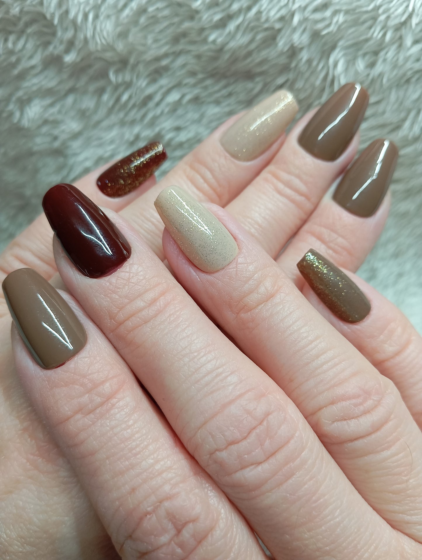 Press on nails 🍂 Autumn Elegance